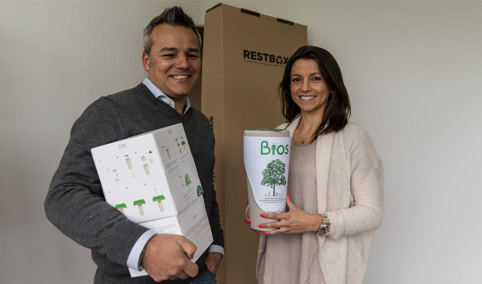 Urnas biodegradáveis