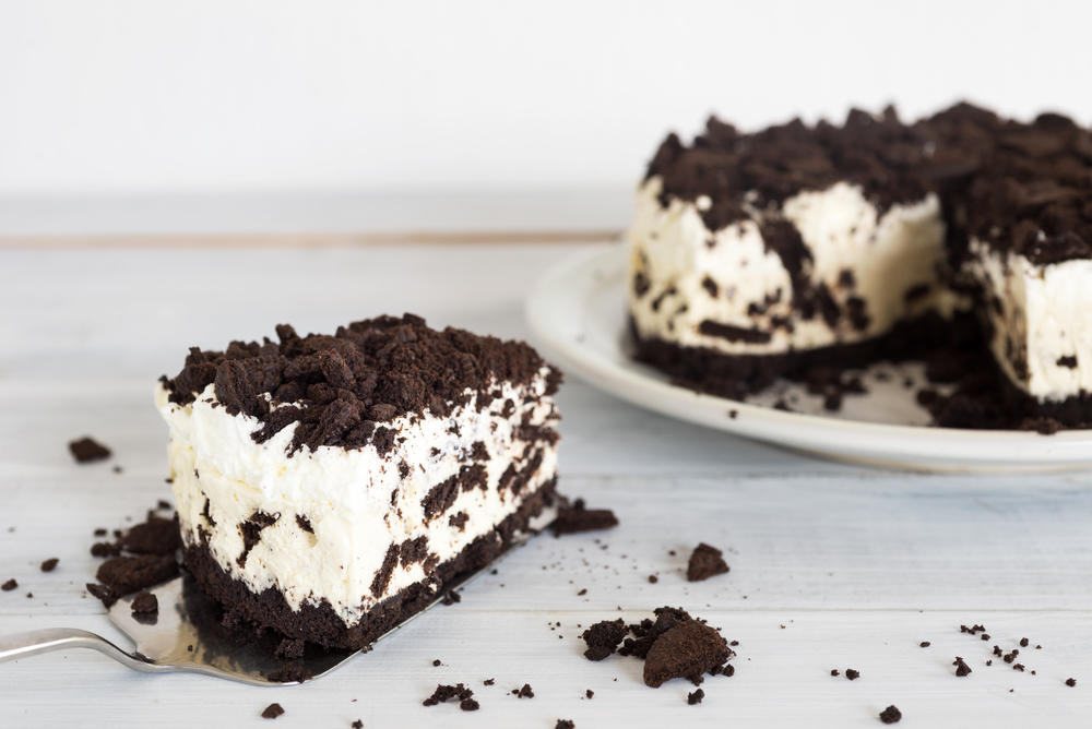 cheesecake de Oreo cheesecake de Oreo