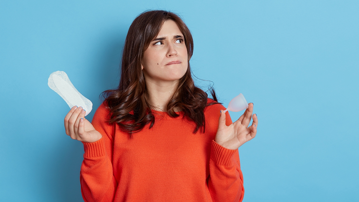 mulher, menstruar, menstruação