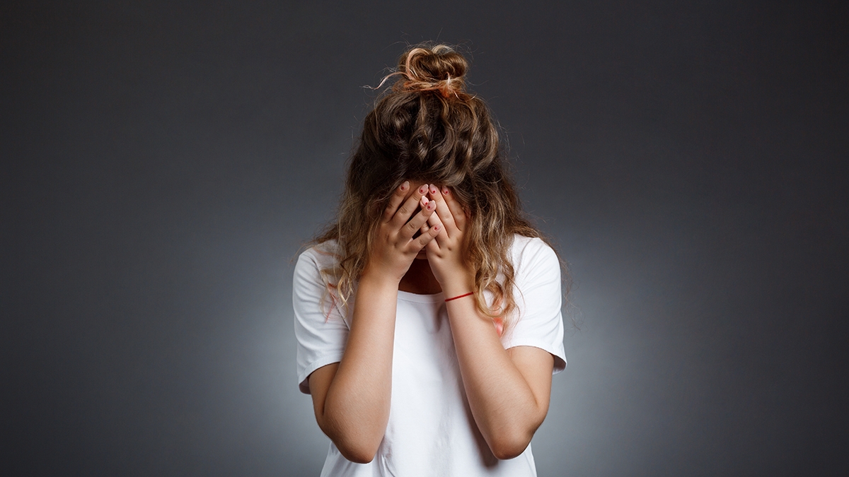 mulher, triste, depressão