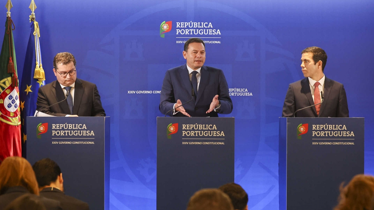 Conferencia de imprensa do Conselho de Ministros